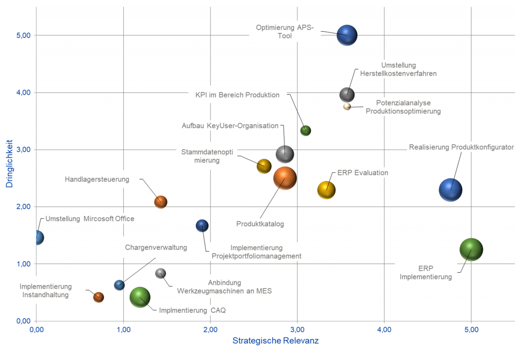 ERP-Roadmap - Portfolio Handlungsfelder